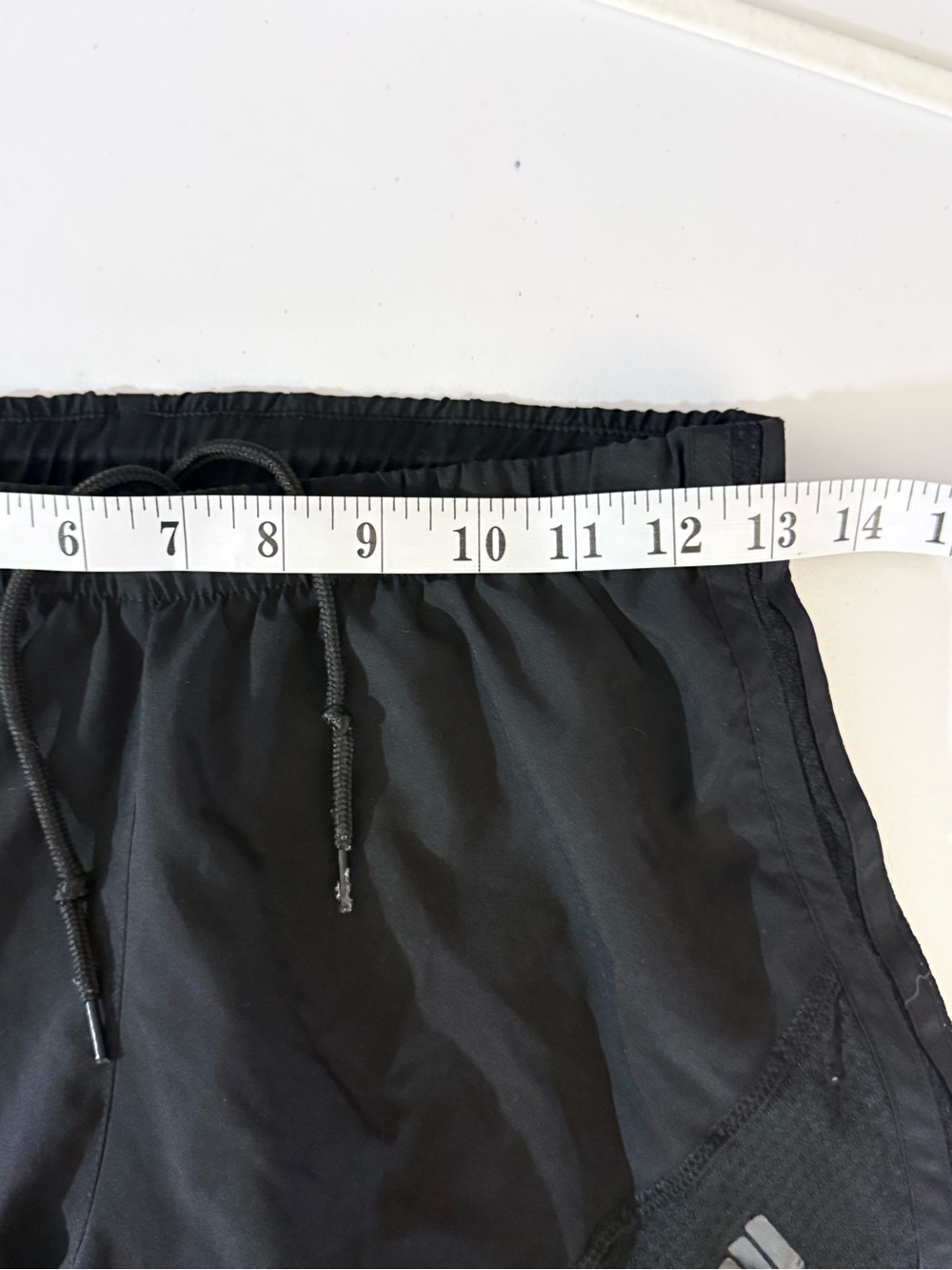 adidas Women's Black Athletic Mesh-Trim Running Shorts - Picture 4 of 5
